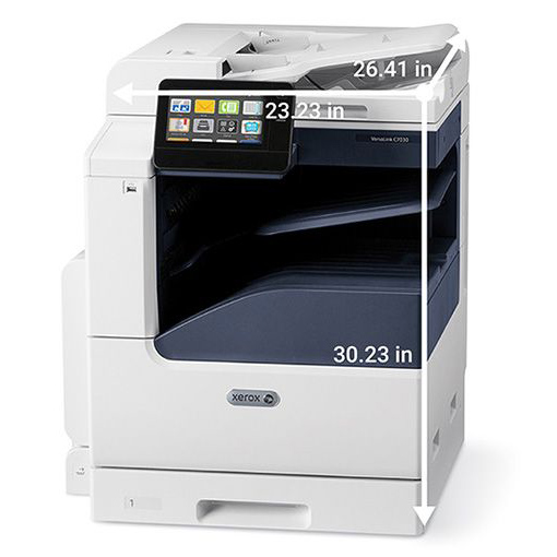 Xerox® VersaLink® C7020V_D dimensions